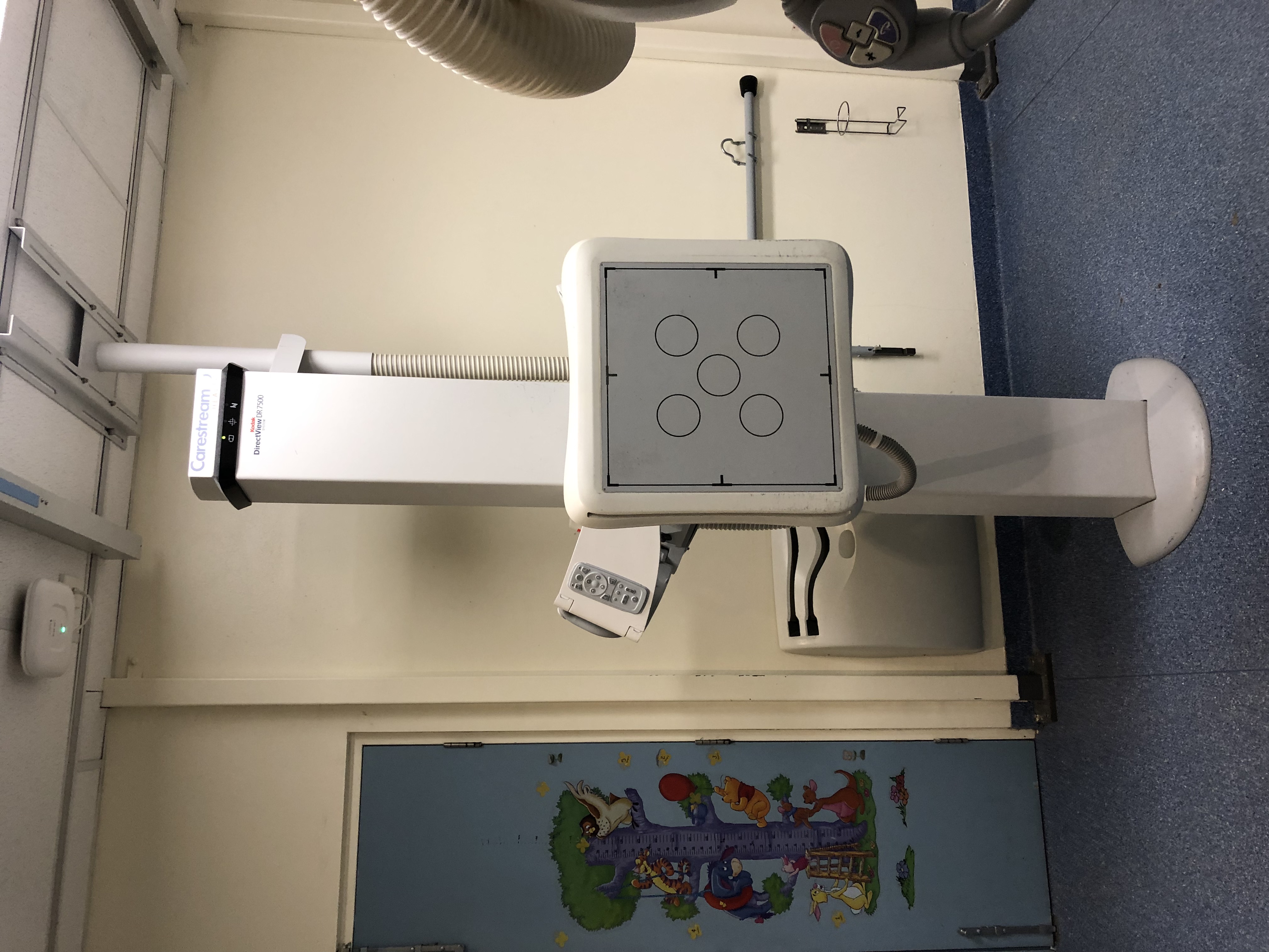 Carestream DR 7500 Digital X-Ray System with Ceiling Suspension Image