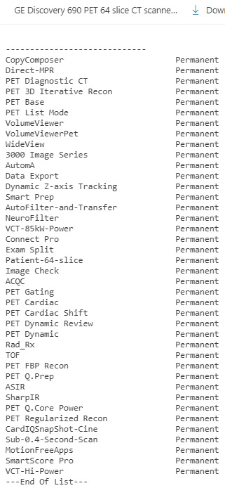 GE Discovery 690 PET/CT 64 Slice Image