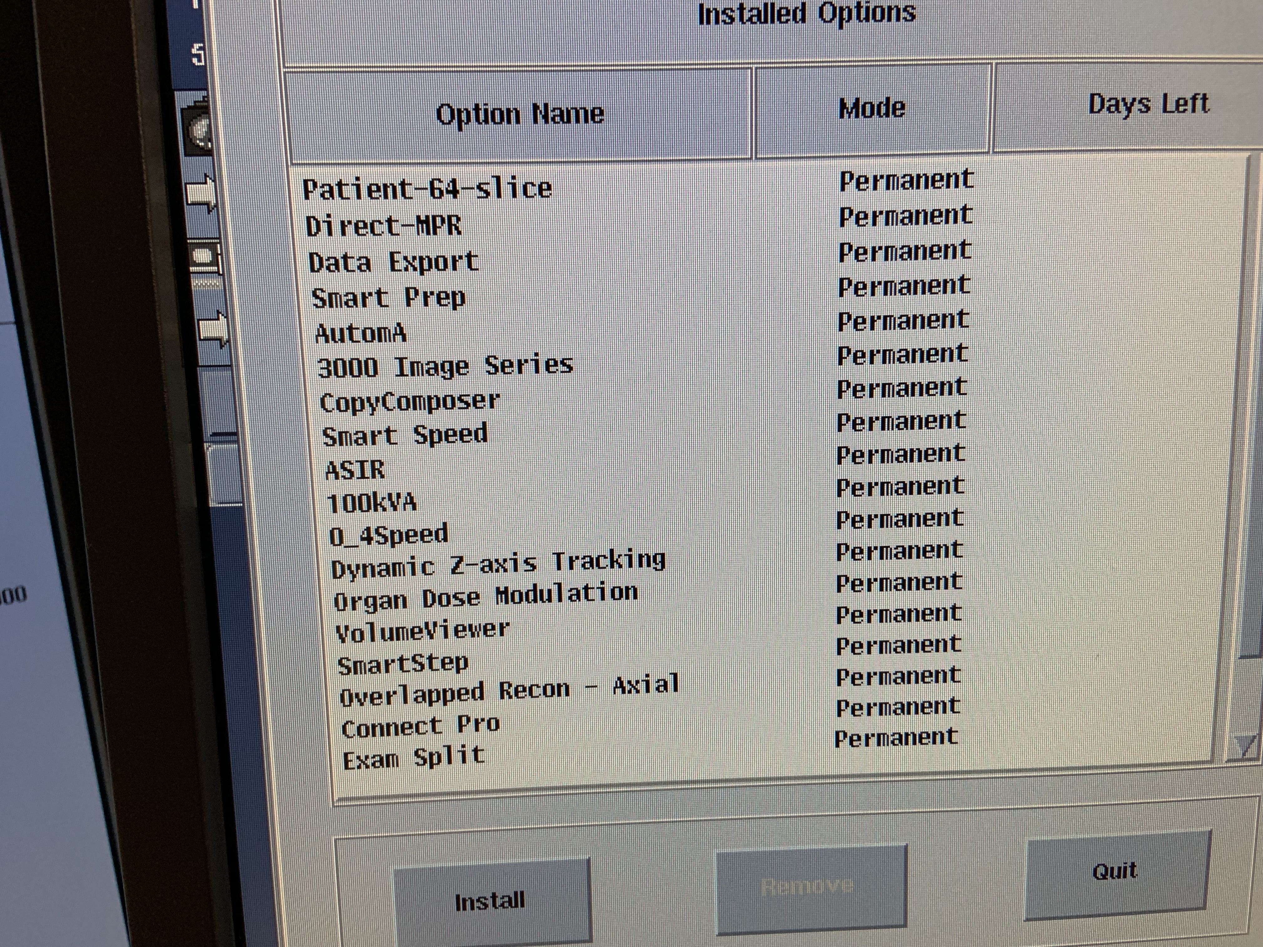 GE Optima 600 128 Slice CT Image