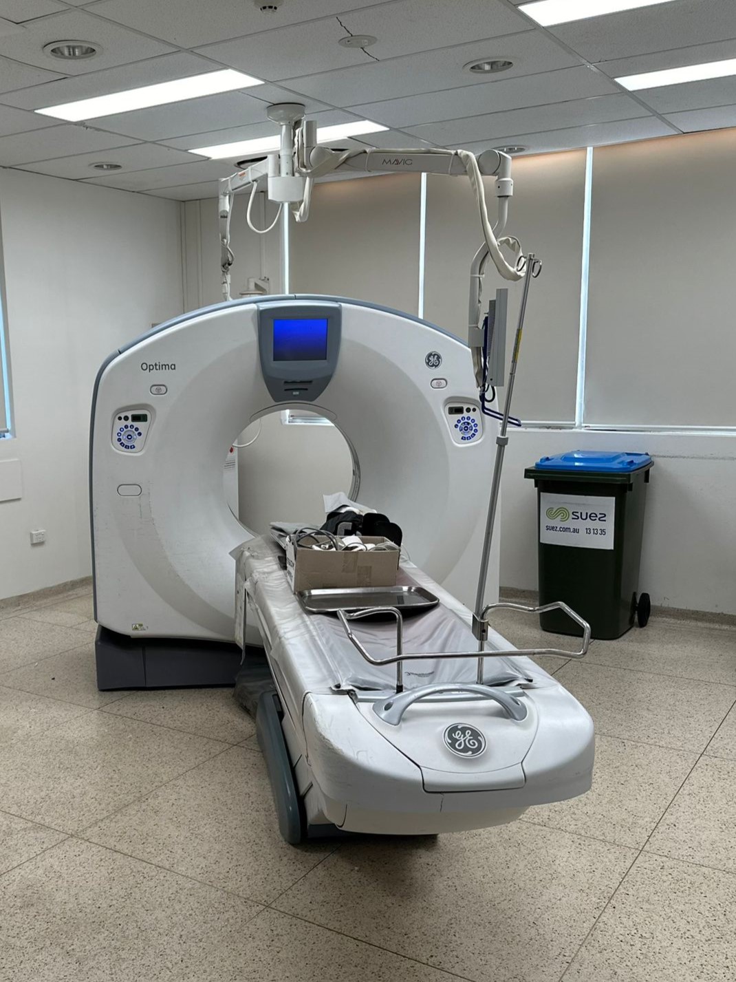 GE Optima 660 128 Slice CT Image