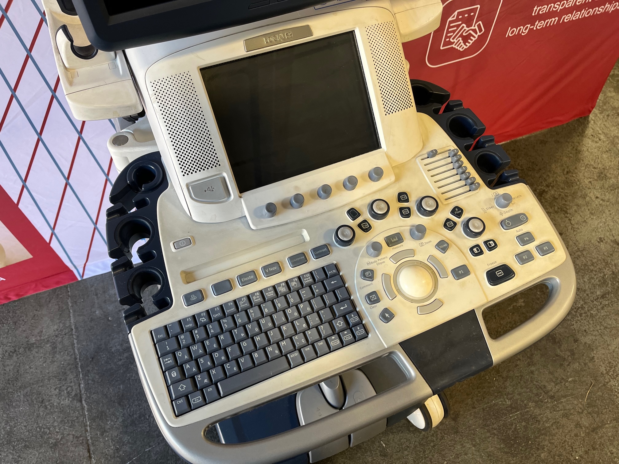 GE Logiq E9 Ultrasound Image