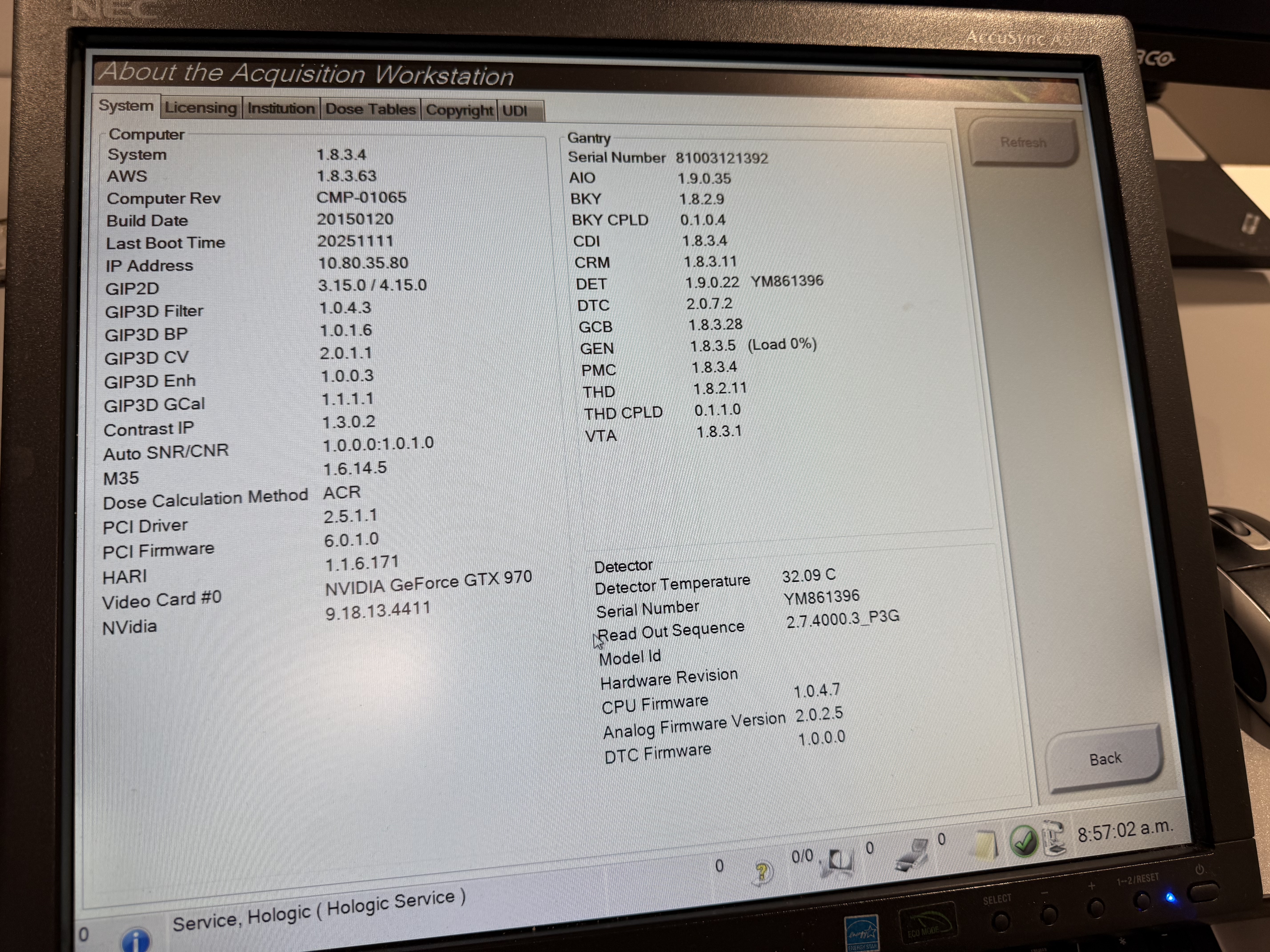 Hologic Selenia Dimensions Mammography System w/Tomo Image