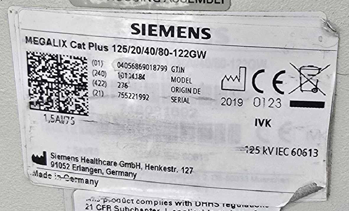Siemens Artis Zee Biplane Cath lab Image