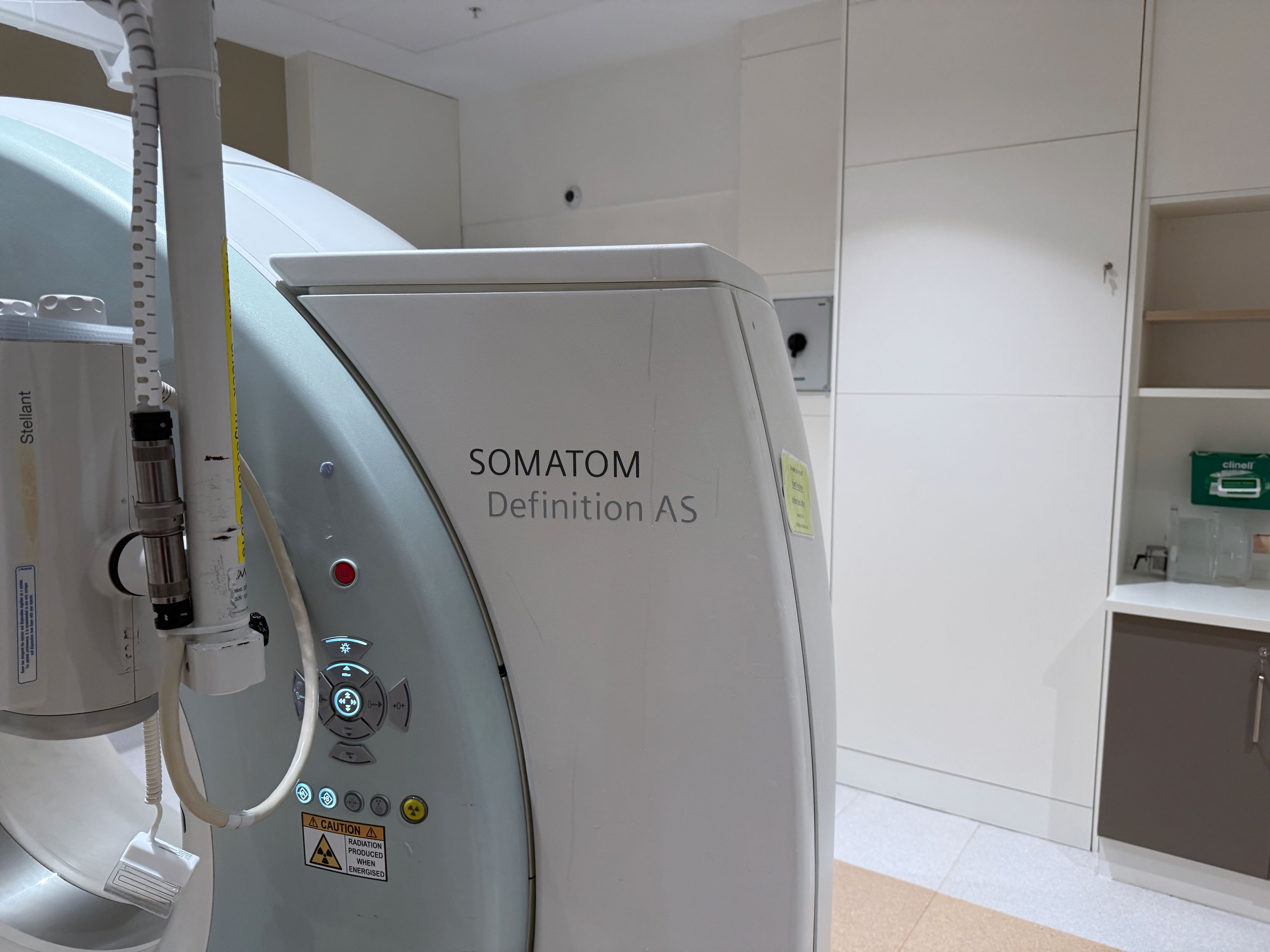 Siemens Definition AS+ 128 Slice CT Scanner Image