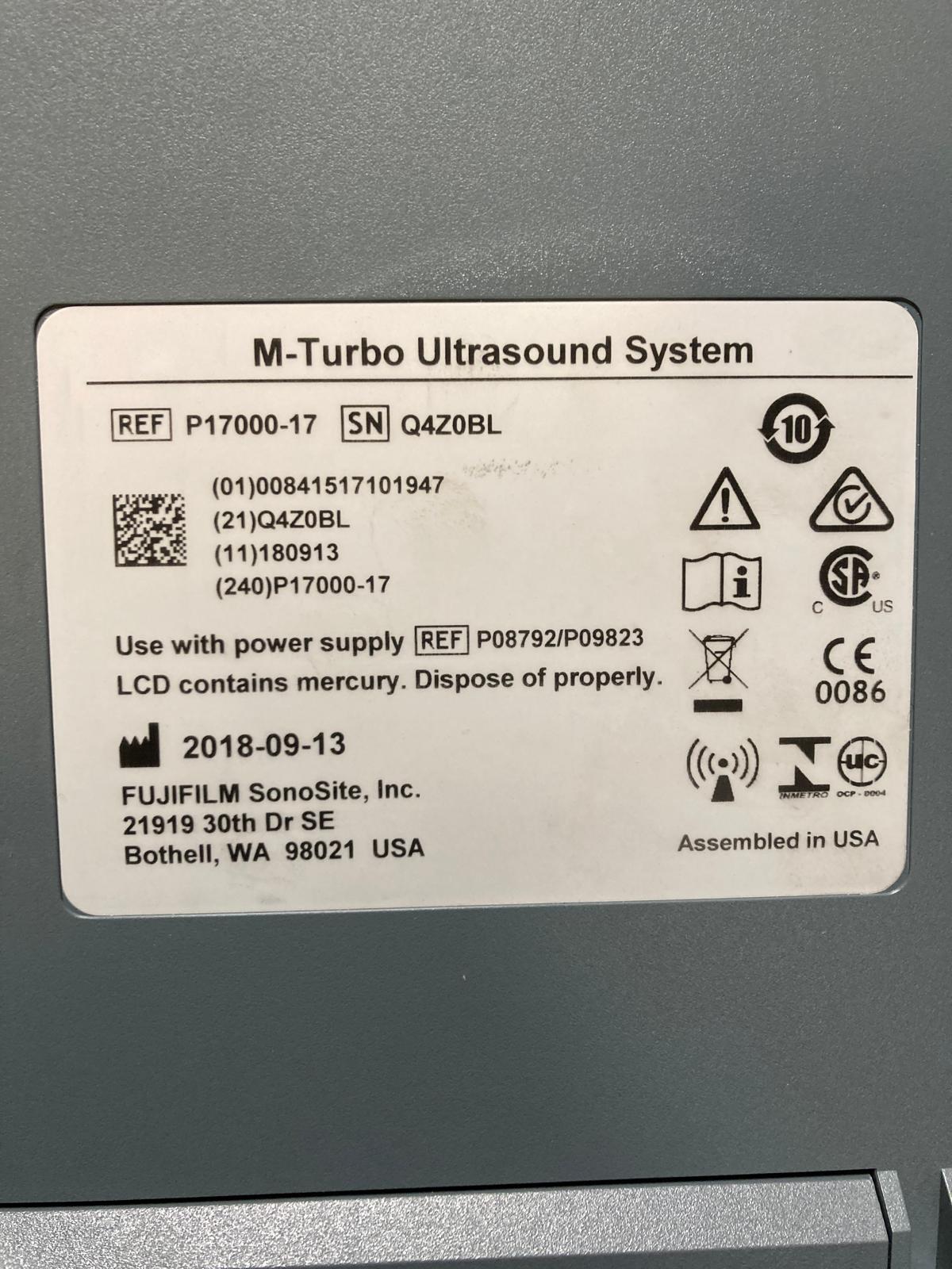 Sonosite M-Turbo Portable Ultrasound Image